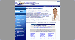 Desktop Screenshot of orthopages.com