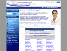 Tablet Screenshot of orthopages.com
